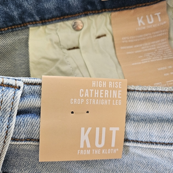 Nwt kut from the kloth Catherine high rise straight leg jeans 6 - Picture 5 of 6